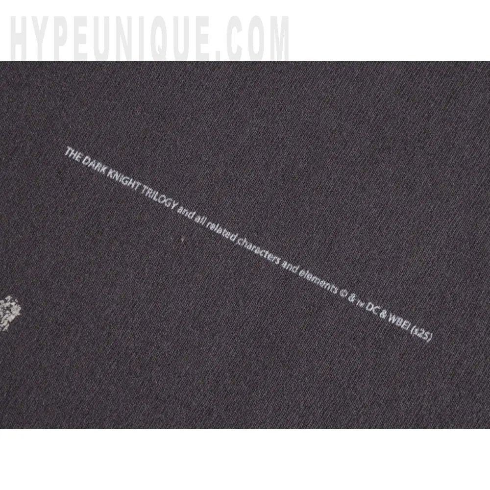 Printed graphic on the back of the garment