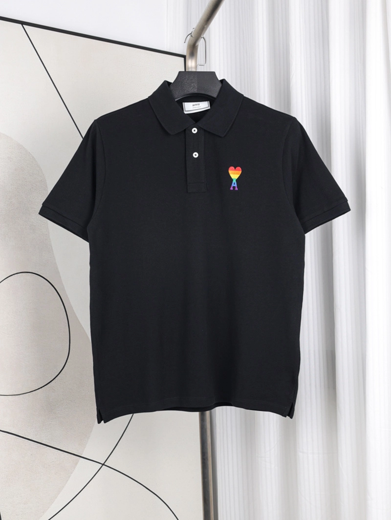 AMI Rainbow Logo Polo