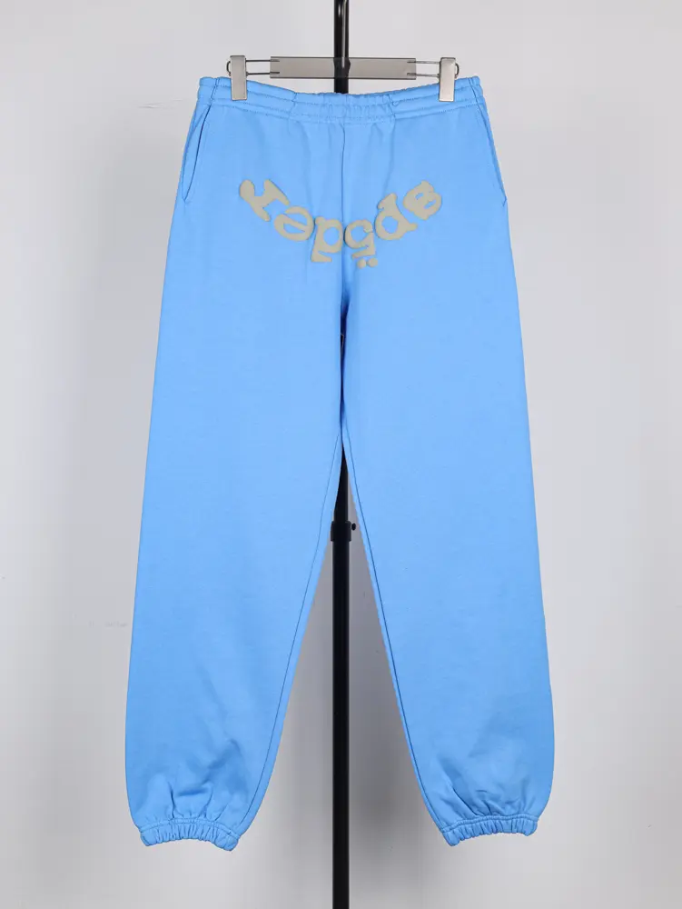 Sp5der Worldwide Sweatpant Blue Grey