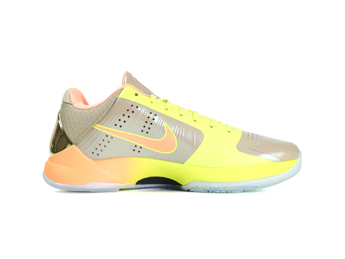 Kobe 5 Protro Green Grey Orange Right Side View