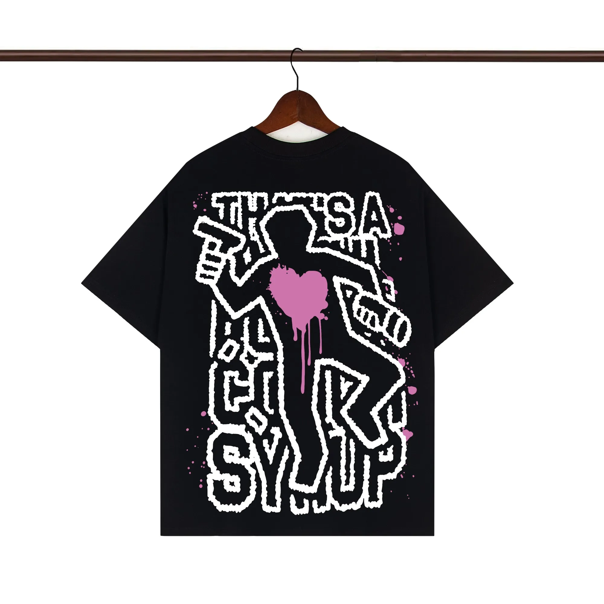 Back of That’s A Awful Lot Of Cough Syrup Dripping Heart Graphic T-Shirt