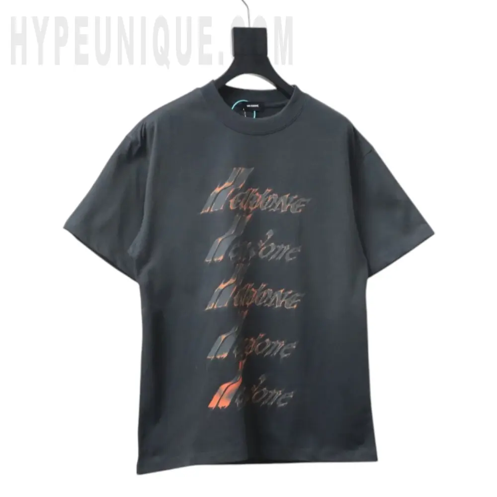 WE11 DONE Spark Logo-Print T-Shirt