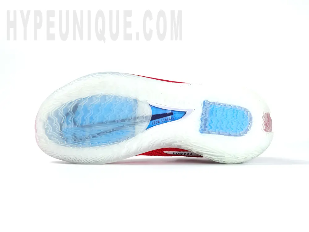 the white outsole