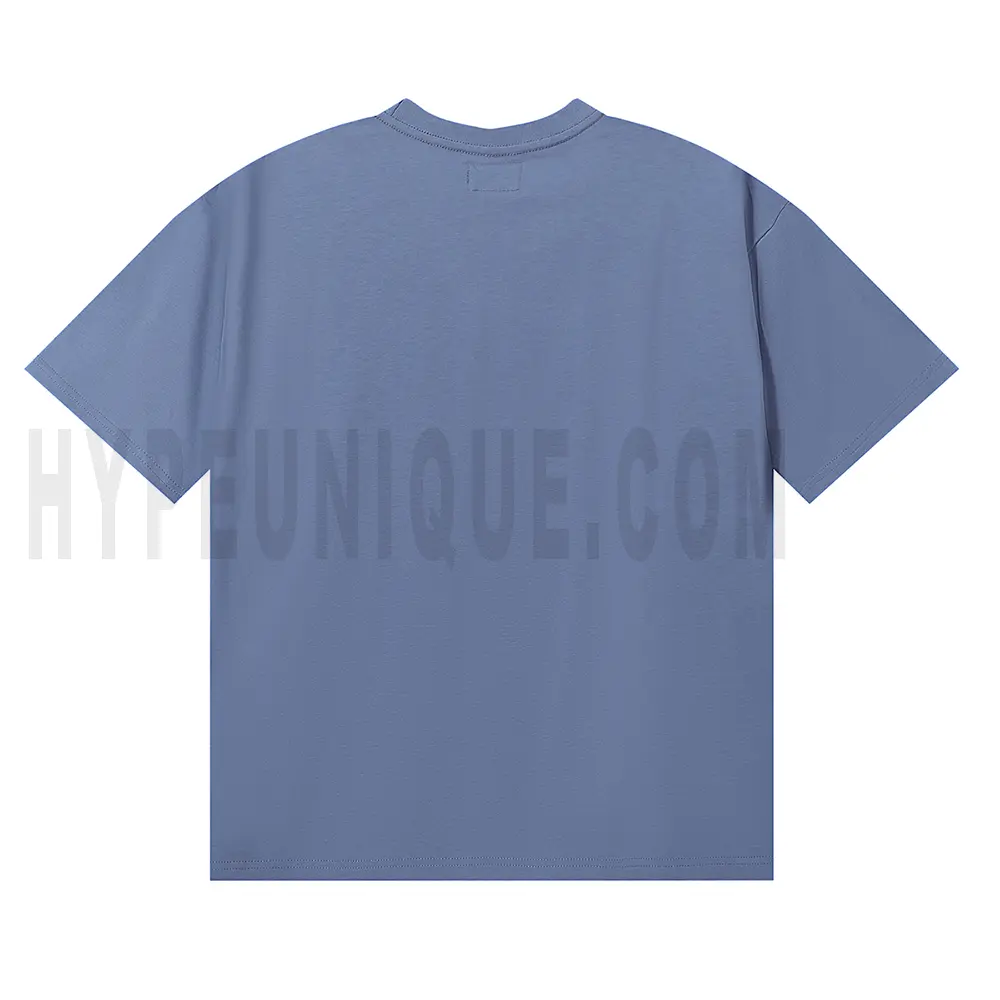 The back of the blue clothes