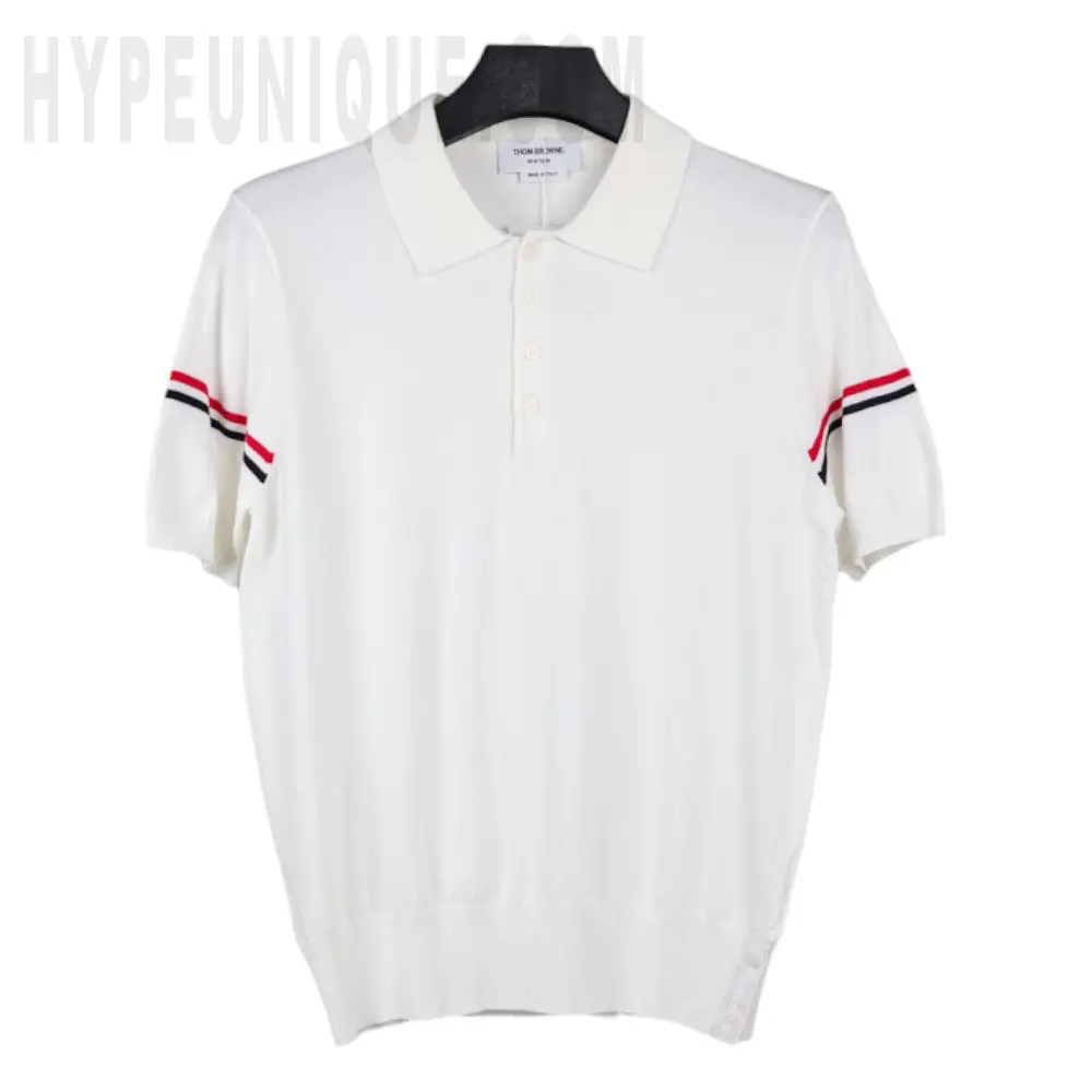 Merino Wool 4-Bar Polo Shirt