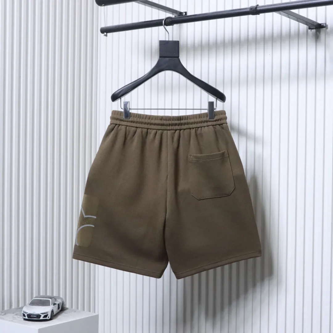 Back Running Side Patch Pocket Terry Shorts