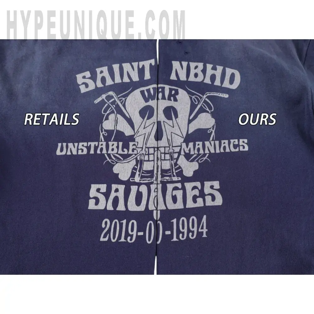Printed graphic on the front of the garment