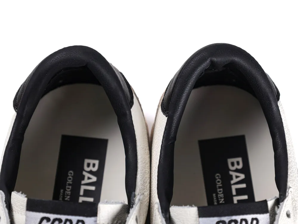 Ball Star Sneakers White Black Mouth Detail