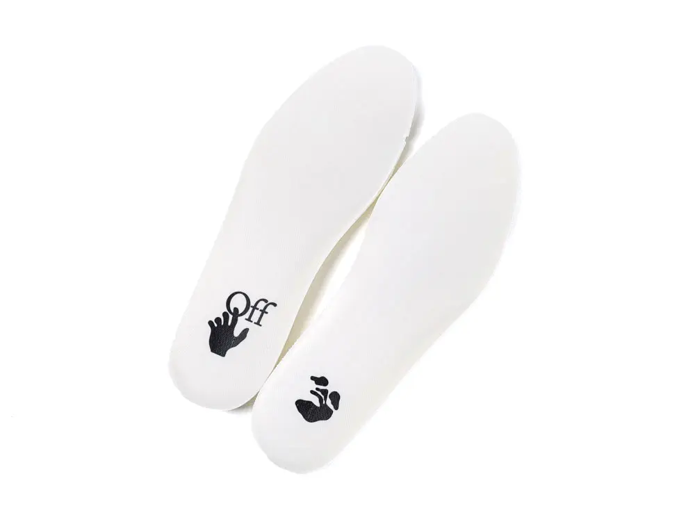 thw hite insole
