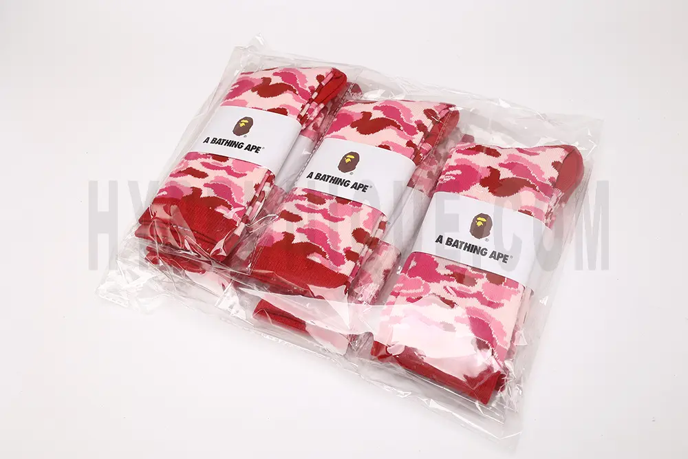 Skarpetki ABC CAMO ŻAKARD Pink