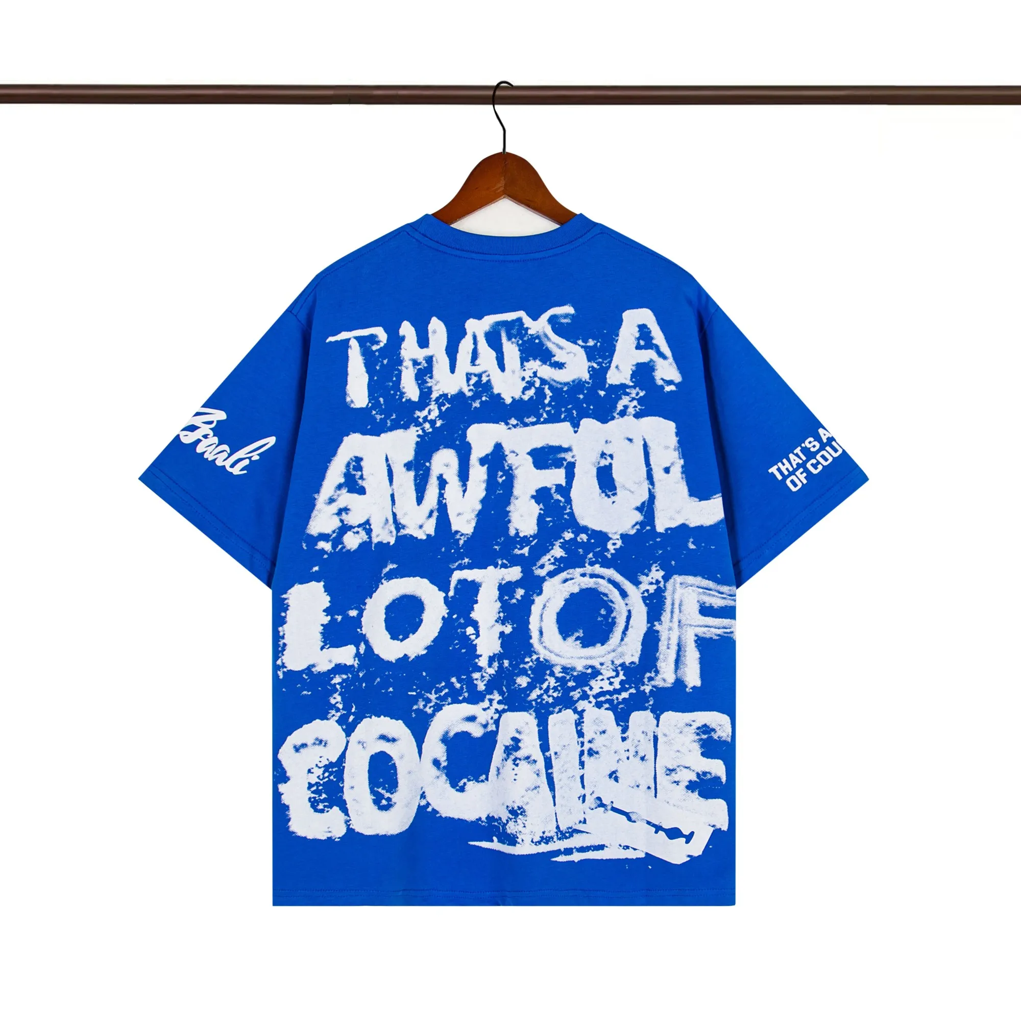 Back of That’s A Awful Lot Of Cough Syrup Razor Blade Graphic T-Shirt