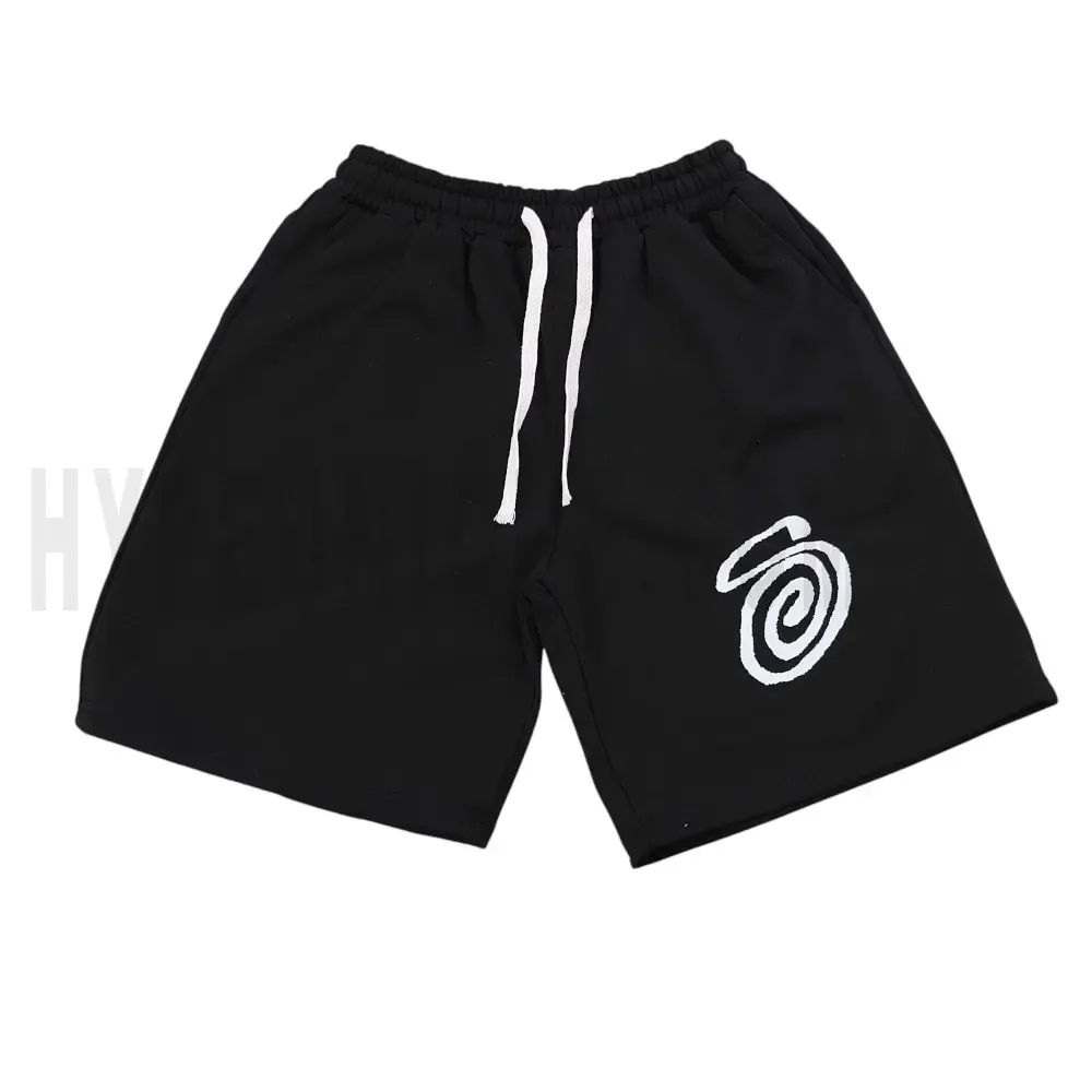 The front of the shorts