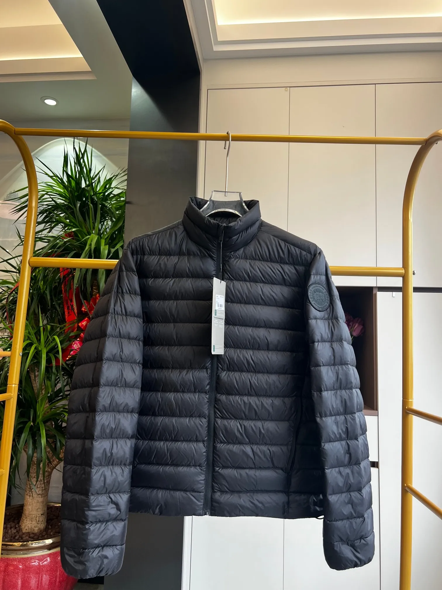 CG Stratus Stand Collar Quilted Down Jacket