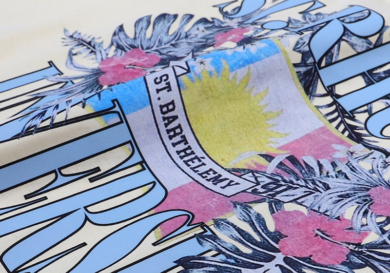 Rhude University Print T-Shirt Reps