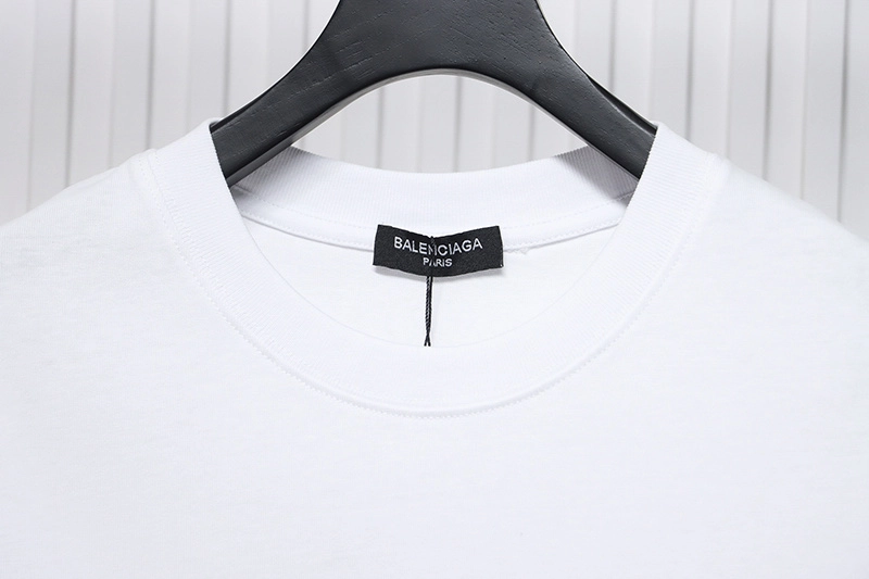 Balenciaga Front and Back Logo Print T-Shirt