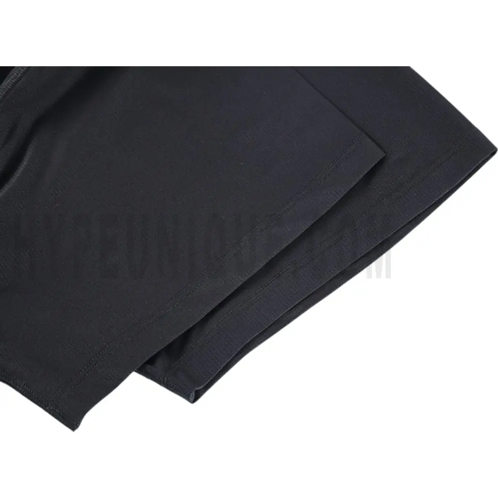 The sleeves of the black clothes