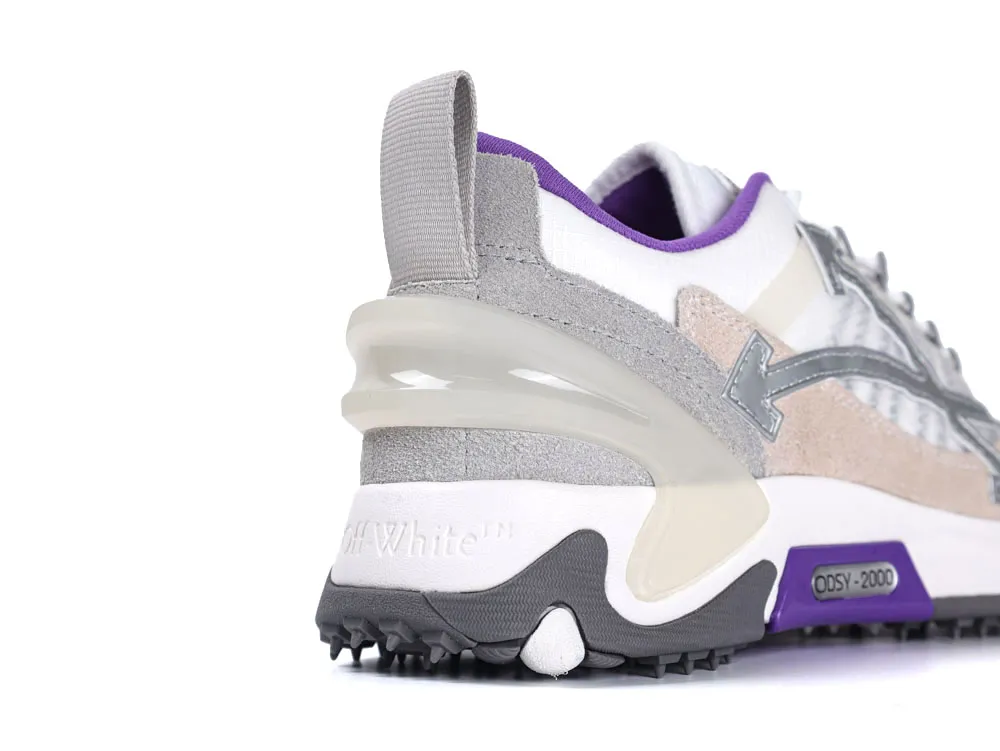 Off-White ODSY-2000 Low Top Sneakers – White Purple