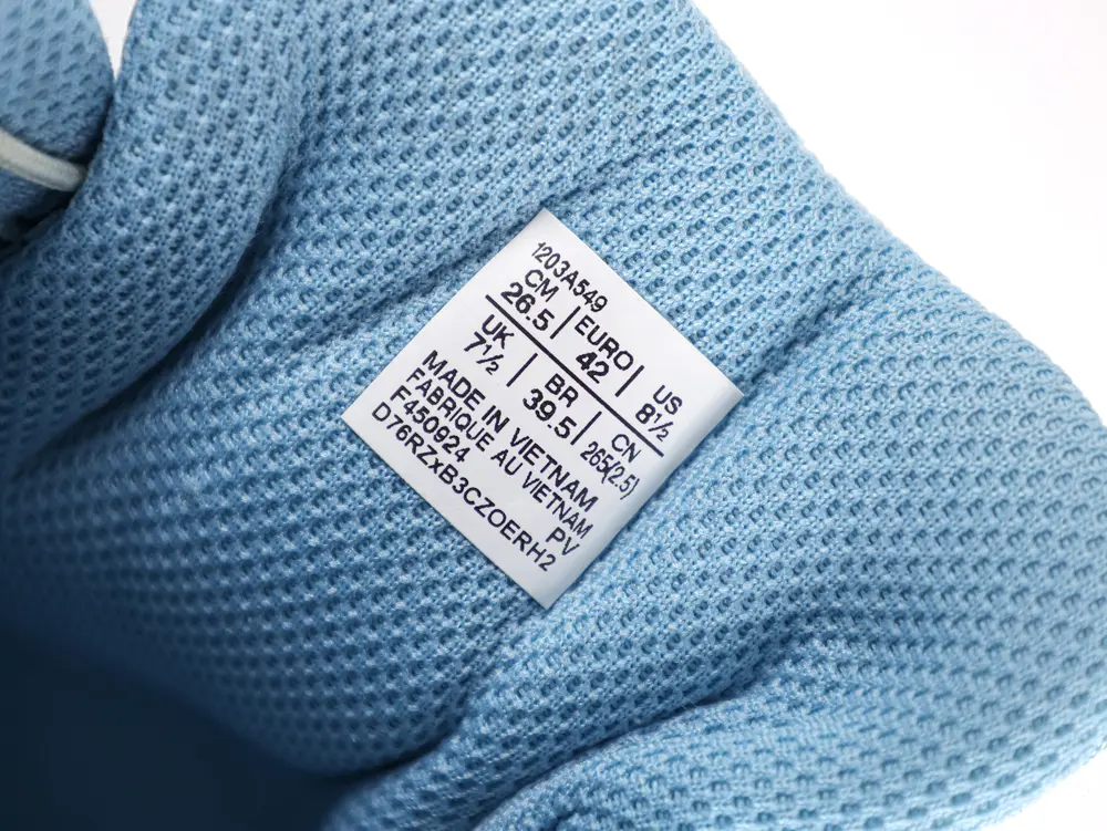 the size label