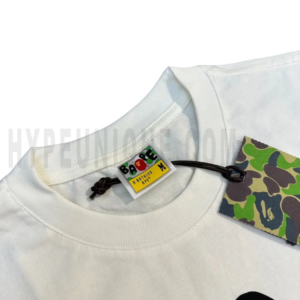 Close-up of garment care label