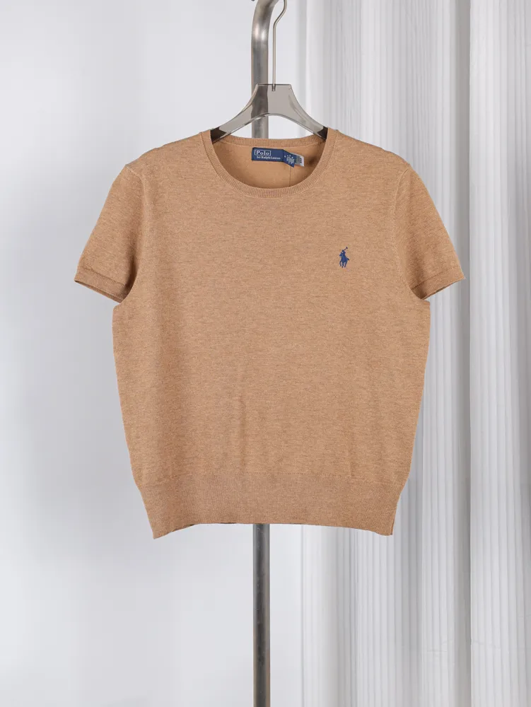 RL Pony Knit Cotton Crewneck T-Shirt