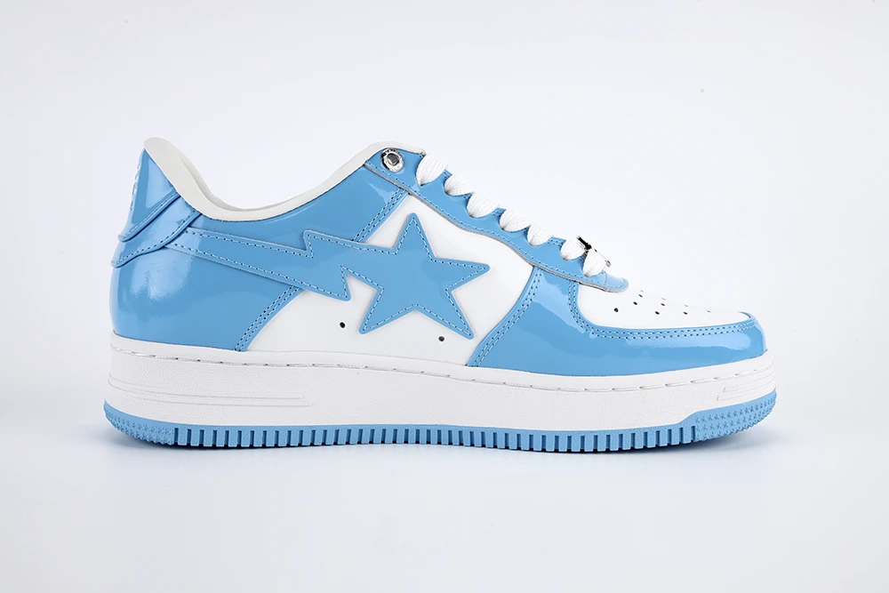 Bapesta Blue White Quality Reps