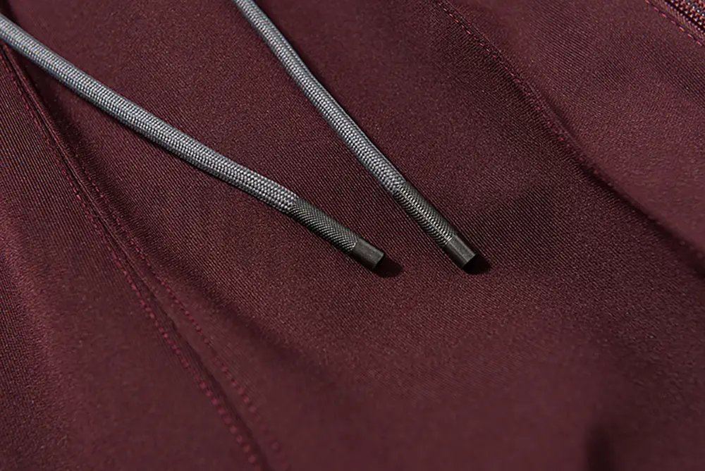 Black drawstring design.