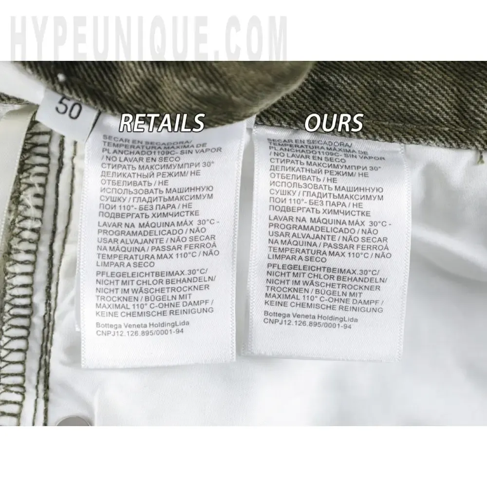 Washing Label Comparison Diagram