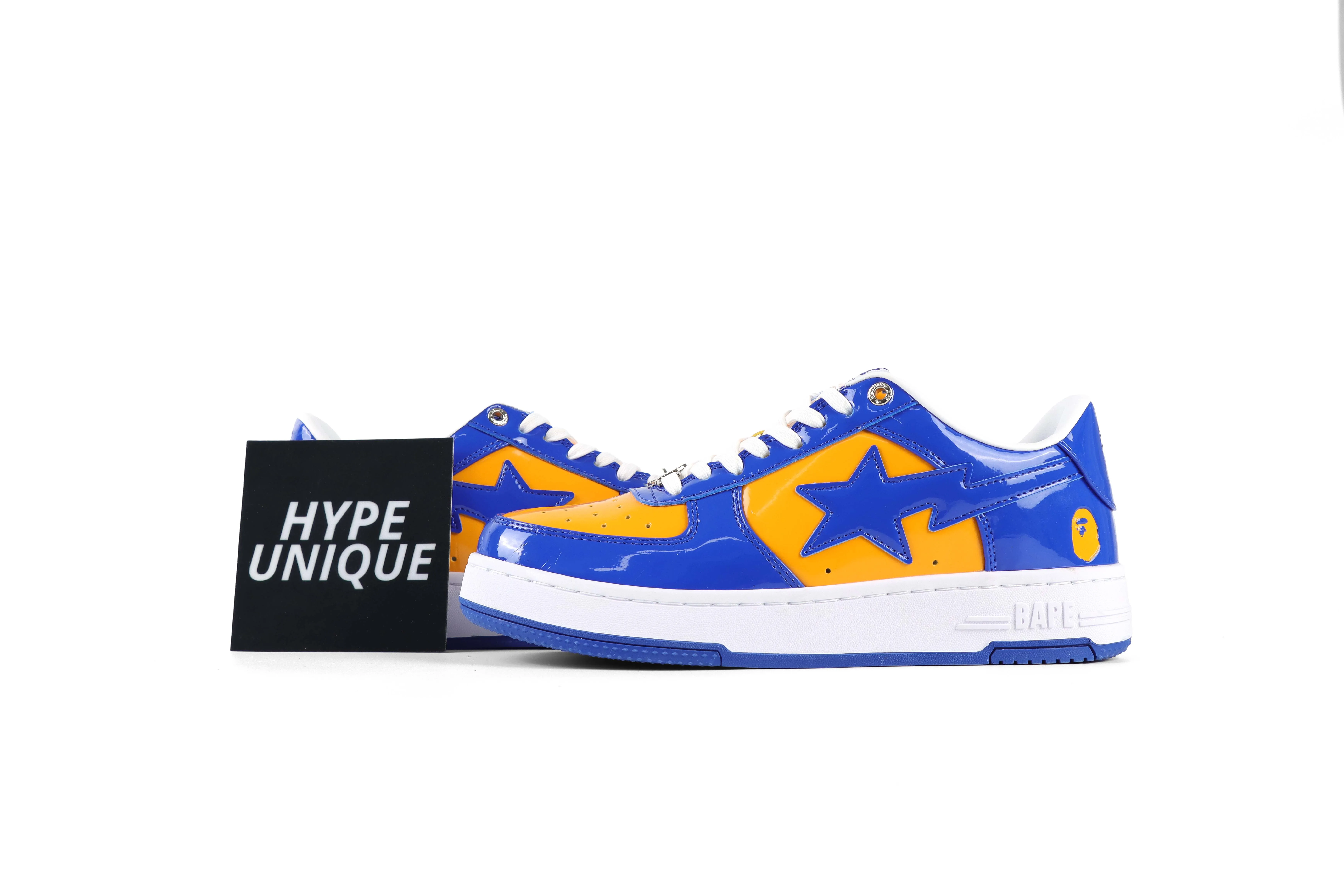 A Bathing Ape BAPE STA “Purple Yellow” Sneakers