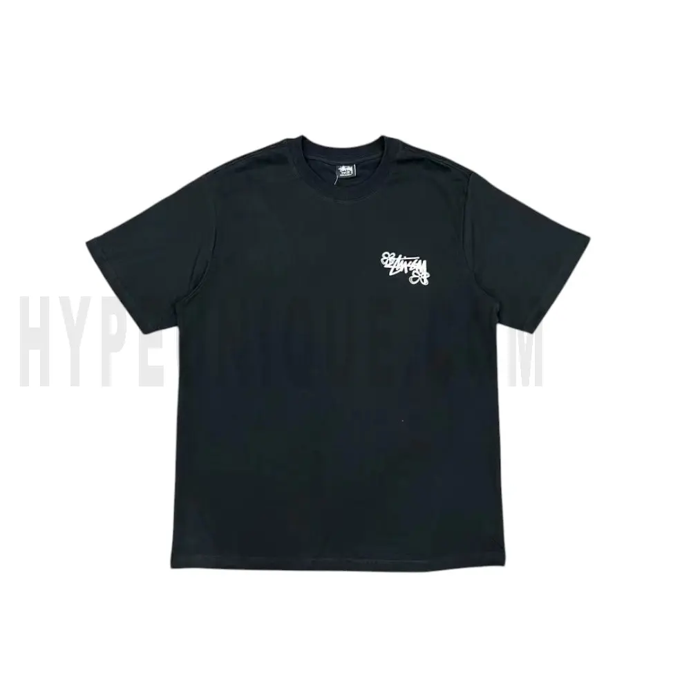 The front of the black clothes