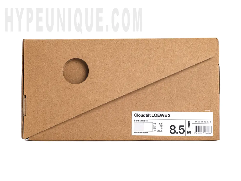 On Cloudtilt Loewe 2 WMNS Sand / White Original cowhide shoe box