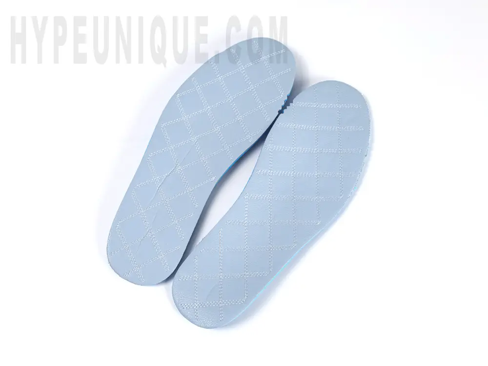 the light blue insole
