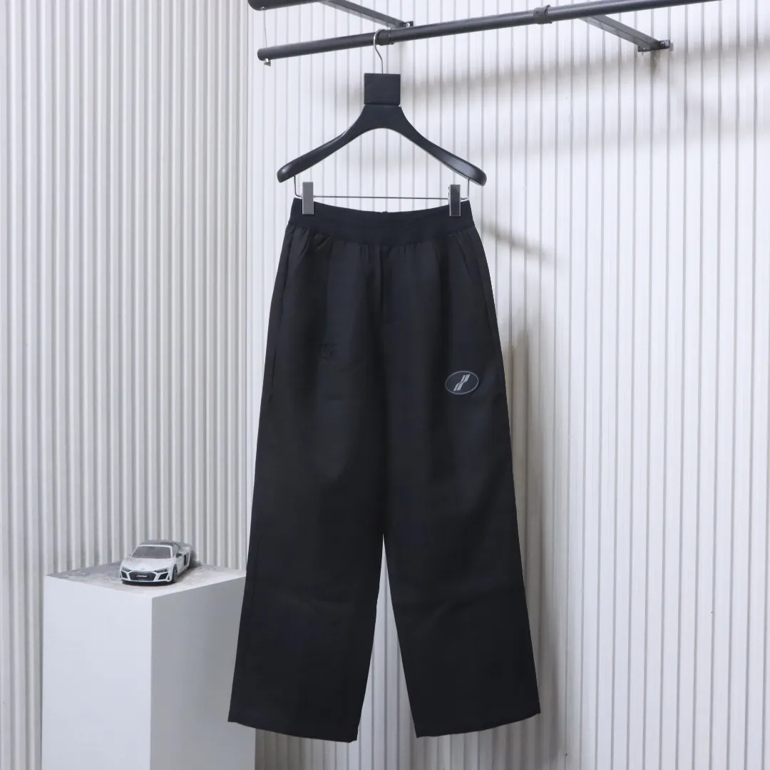 Well Done Badge Logo Wide-Leg Trousers