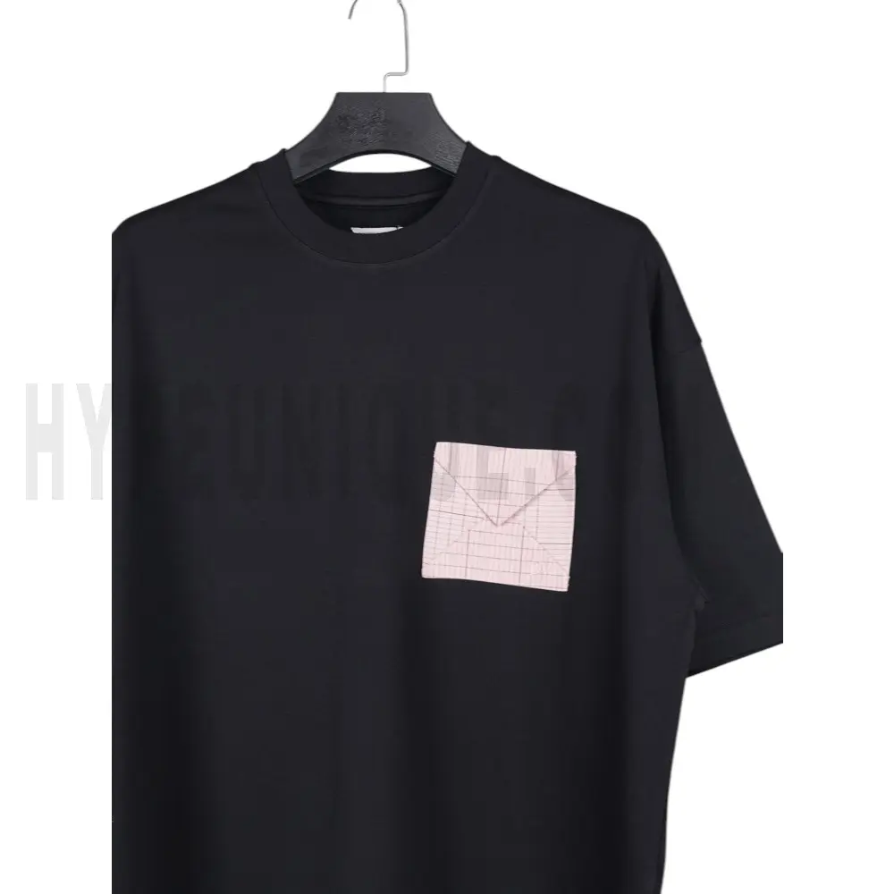 The front of the black clothes
