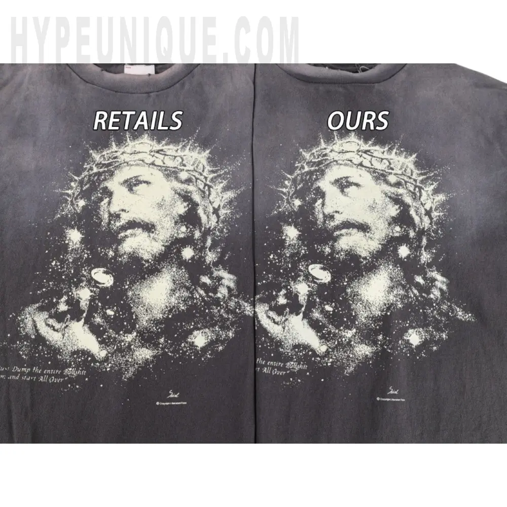 Printed graphic on the front of the garment