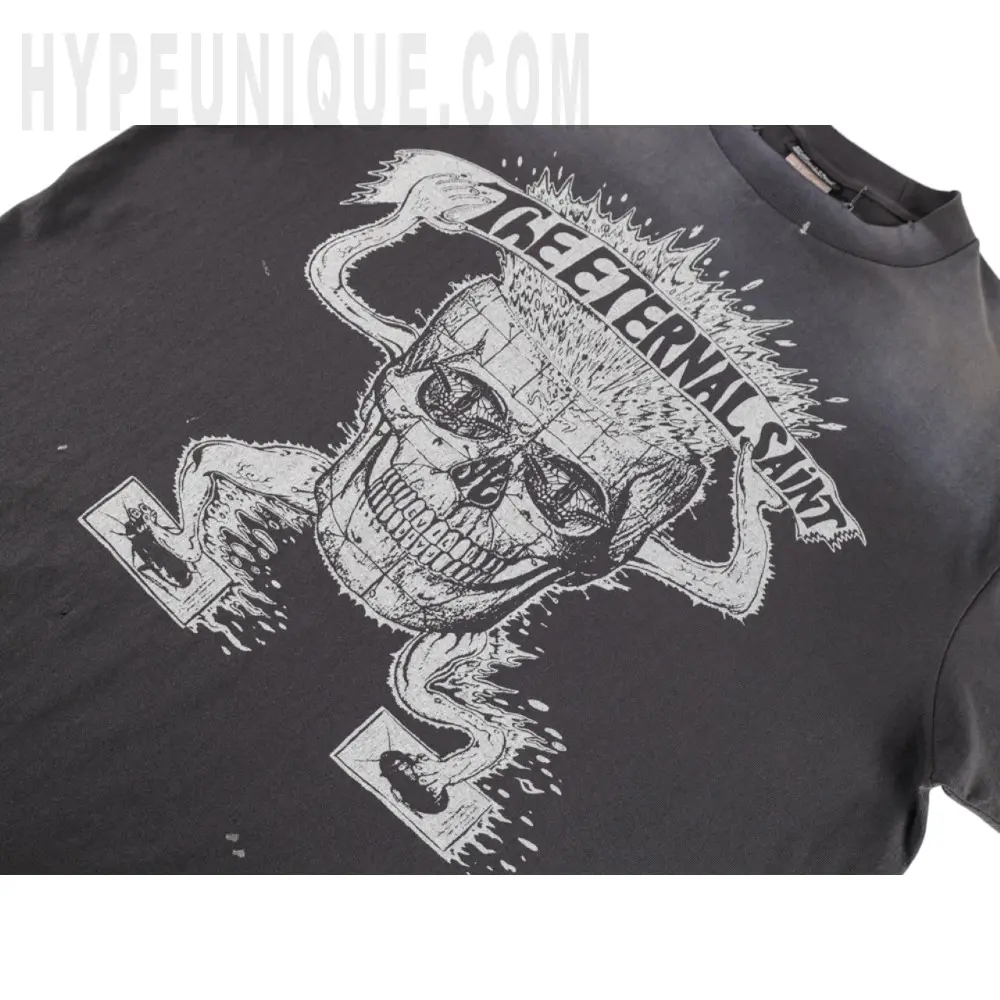 Printed graphic on the front of the garment