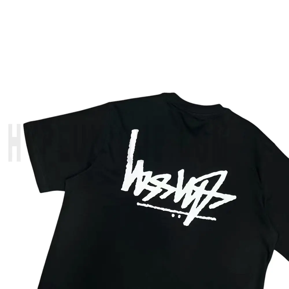 The print of the black clothes