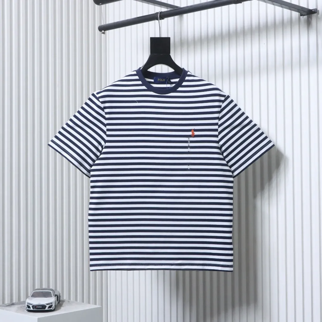 RL Striped Short-Sleeve T-Shirt Color Dark Blue