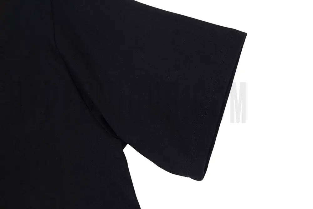The sleeves of the black clothes