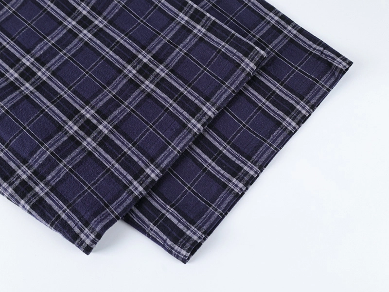 Plaid Counterpoint Embroidered Pants