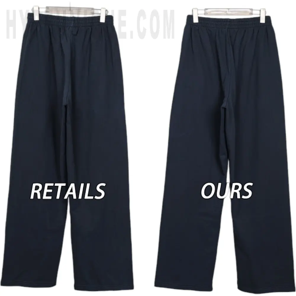 Back View Comparison Chart