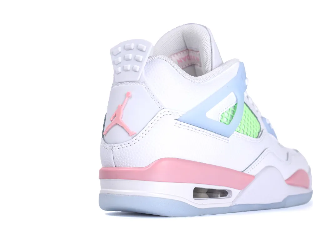 Heel view of Jordan 4 Valentine's Day 2026 sneakers