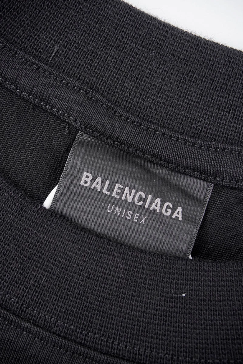 Balenciaga Ib Logo Reflective Print T-Shirt