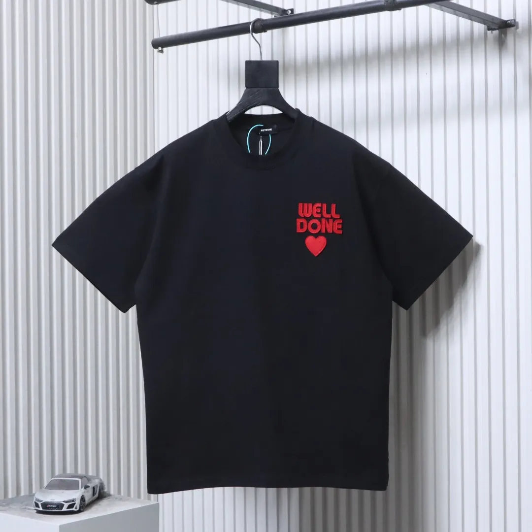Well Done 3D Letter Heart Logo T-Shirt