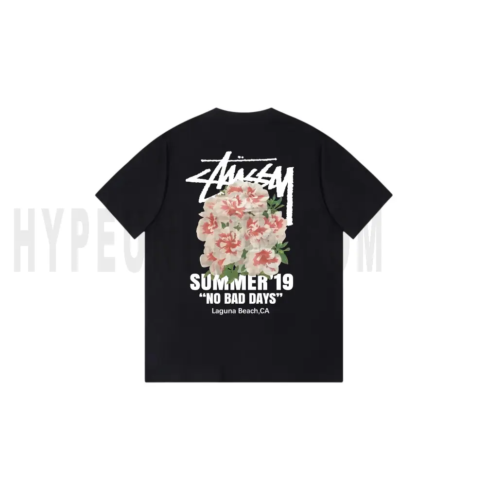 The back of the black clothes