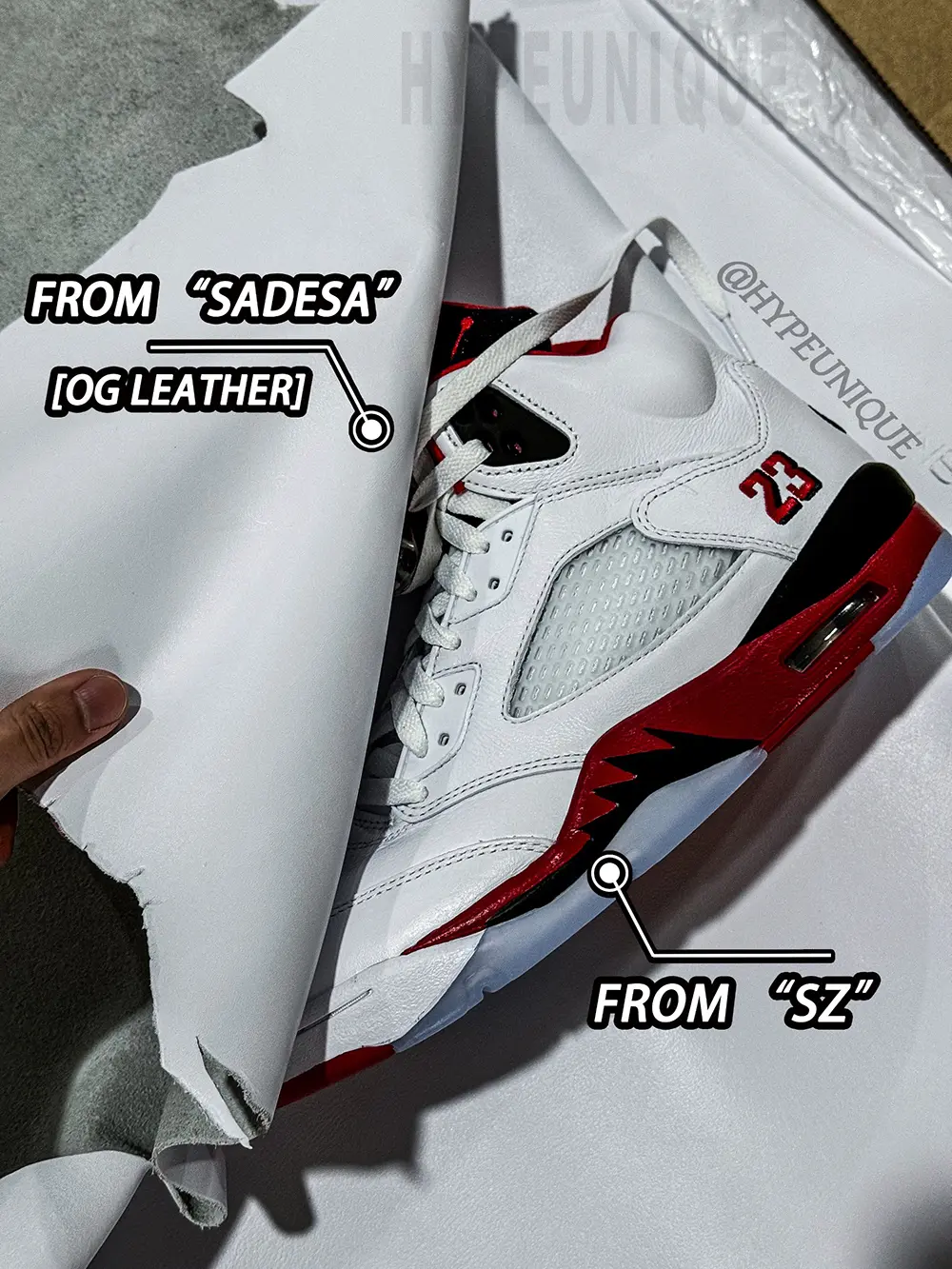 Air Jordan 5 “Fire Red” With Black Tongue Replica