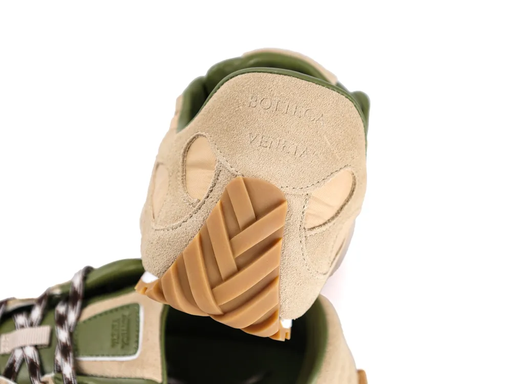 BV Orbit Flash Sneakers Matcha Heel View