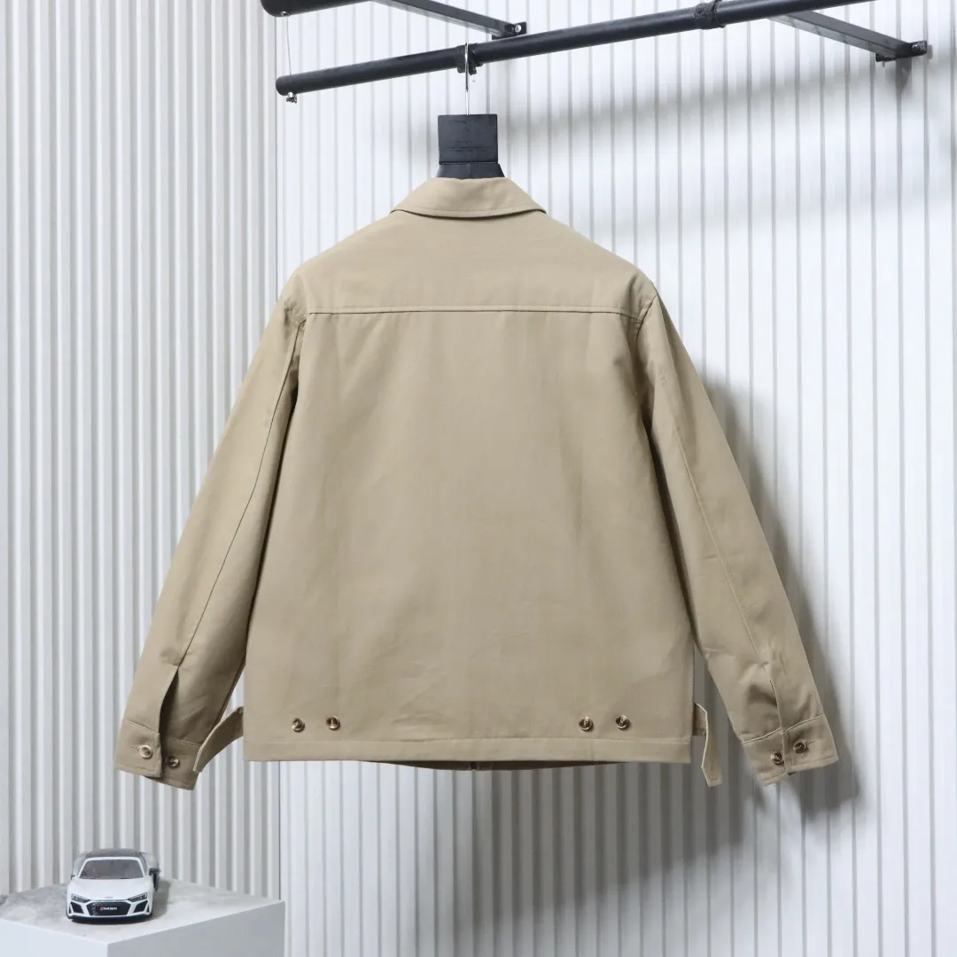 Back View RL Vintage Cotton Zip-Up Jacket