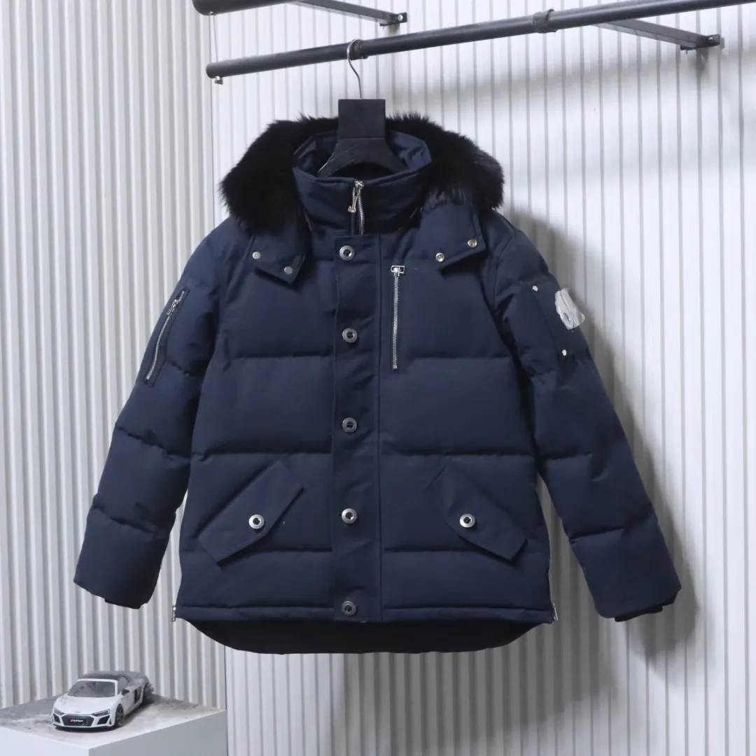 M.K. 06 Silver Scissors Fur Collar Down Jacket