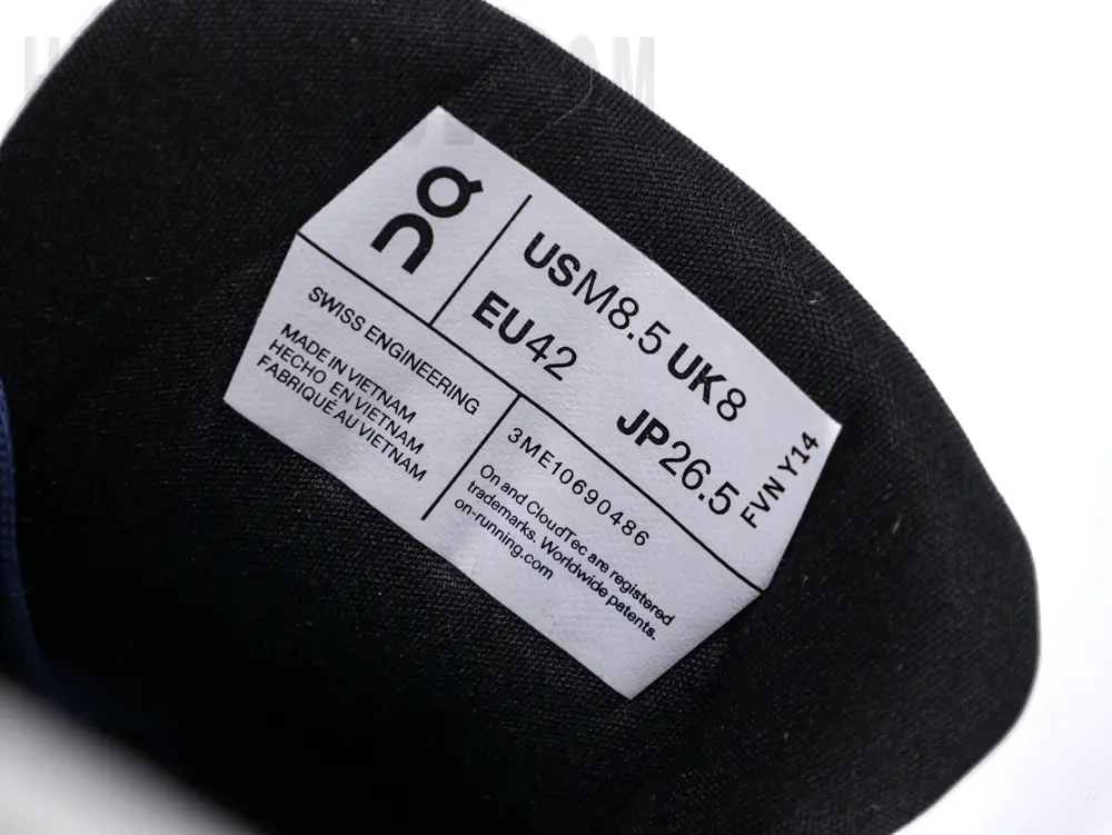 the size label