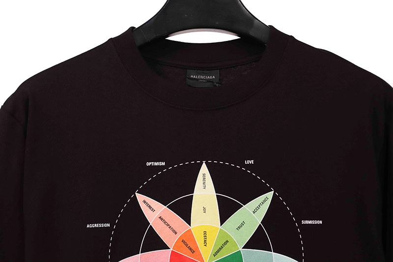 Balenciaga Colorful Petals T-shirt
